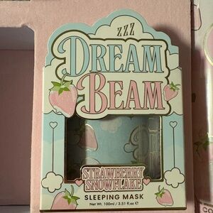 P.Louise Dream Beam Sleeping Mask - Strawberry Snowflake
